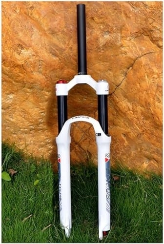 Forcelle per mountain bike : FOXZY Forcella Ammortizzata for Mountain Bike 26 27, 5 29 Pollici MTB Air Fork Corsa 100 mm (Color : White HL, Size : 26'')