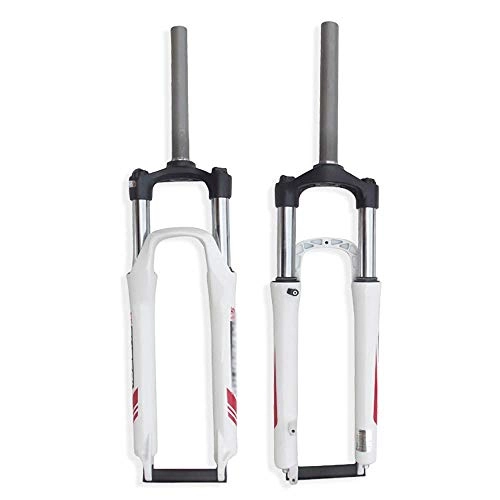 Forcelle per mountain bike : FWC Forcella da 26 Pollici per Bicicletta, Lunghezza Tubo Forcella da Mountain Bike 120 Mm / Tubo Dritto / Tubo Verticale 210 Mm * 28, 6 Mm / Controllo Spalla / Forcella con Molla Olio / Pilastro