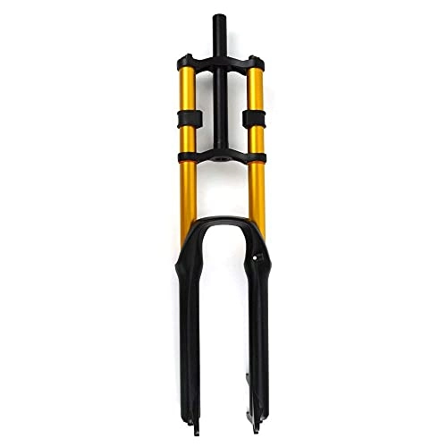 Forcelle per mountain bike : GXXDM Bicycle Fork 26 / 27.5 / 29er MTB Suspension Air Fork Magnesium Alloy Double Shoulder Air Oil Lock Straight Downhill Fork (Color : Air Fork, Size : 27.5inch)