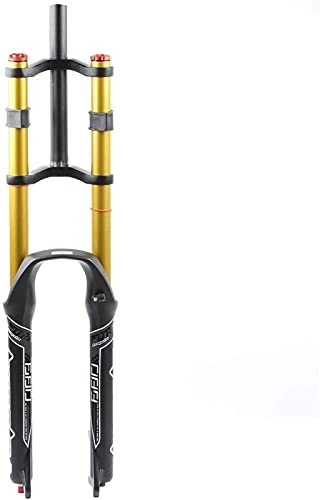 Forcelle per mountain bike : HXJZJ MTB DH Bike Front Fork 26 27.5 29 inch, Straight Tube Downhill Double Shoulder Bicycle Suspension Fork Air Ultralight Bicycle Shock Absorber, 29Inch