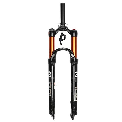 Forcelle per mountain bike : ITOSUI Sospensione Mountain Bike Bicicletta MTB Forcella a Gas in Lega di Alluminio Blocco remoto 26 " / 27.5" Freno a Disco Controllo Spalla Ciclismo