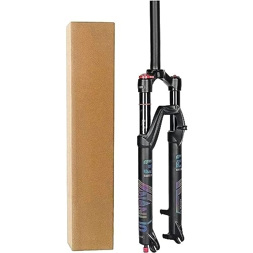 Forcelle per mountain bike : JAMJII Mountain Bike Air Fork 26 / 27.5 / 29 inch Corsa 120Mm Lega di Alluminio 1-1 / 8" Ultralight Ammortizzatore MTB Forcella Ammortizzata Nero, Shoulder Lock~a, 29inch