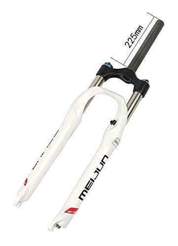 Forcelle per mountain bike : JKFZD MTB Forcella Anteriore 26, 27, 5, 29 Pollici Ultraleggero Lega di Alluminio Spalla Controllo Mountain Bike Ammortizzatore 100 Millimetri (Size : 26 inch|White)