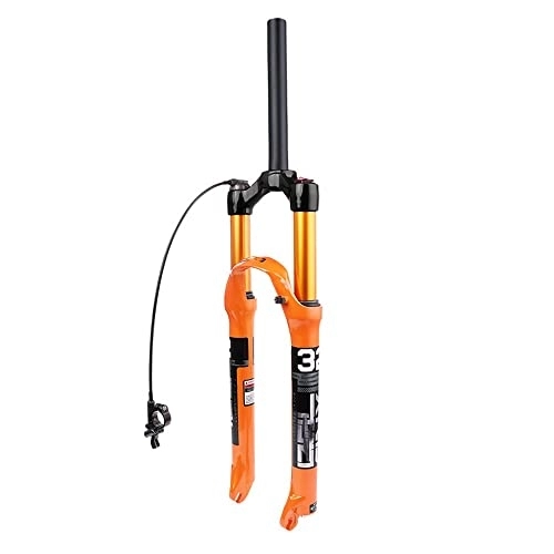 Forcelle per mountain bike : JXRYFMCY Forcella Dritta per Bici 26 / 77.5 / 29 Pollice Mountain Bike Suspension Fork Drit Steterer Fork Arancione per Accessori per Biciclette (Color : Orange, Dimensione : 27.5 inch)