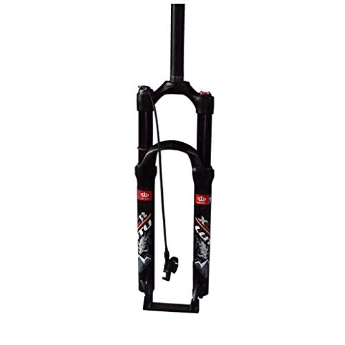 Forcelle per mountain bike : KANGXYSQ Mountain Bike Suspension Fork, 1-1 / 8' Spalla Leggera in Lega di Alluminio MTB Ciclismo Controllo di Viaggio: 100mm (Color : Schwarz, Size : 27.5inch)