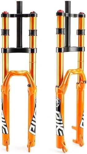 Forcelle per mountain bike : Kcolic Forcella Ammortizzata per Bicicletta 26 / 27, 5 / 29 Pollici per Mountain Bike DH Air Double Shoulder Downhill Absopes Ammortizzatore Tubo Dritto Ultralight Pull Step Regolazione A, 29