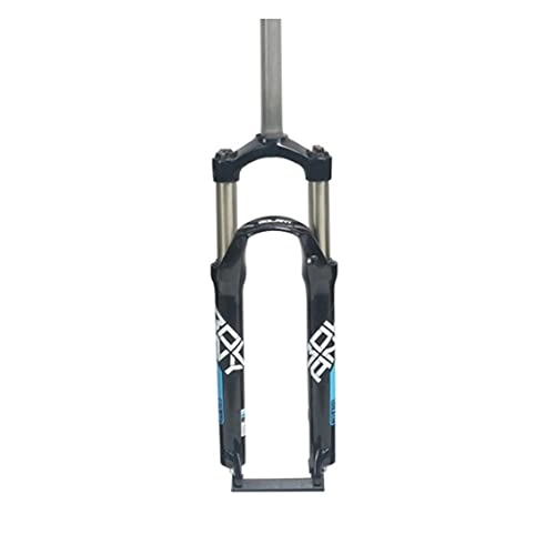 Forcelle per mountain bike : LAVSENA Forcella Ammortizzata for Mountain Bike 24 Pollici MTB Forcella a Molla Corsa 100 mm Regolazione dell'estensione 1-1 / 8" Forcella Anteriore Dritta QR 9 mm (Color : 24'' Blue)