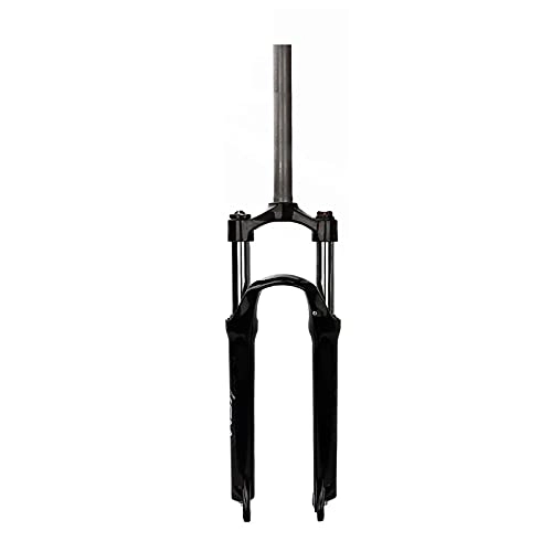 Forcelle per mountain bike : LIZCG 26 27, 5 29 Pollici MTB Mountain Bike Fork Travel 100MM Dritto Tubo di Controllo della Spalla Forcelle Anteriori per Biciclette Adatte per Mountain Bike da Spiaggia, Black, 29in