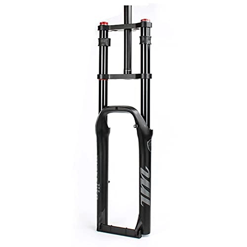 Forcelle per mountain bike : LIZCG Bicicletta Elettrica da Spiaggia con Pneumatici Grassi 26x40 per Mountain Bike Aria Doppia Spalla Discesa Discesa Ammortizzatore Corsa 140 Mm Smorzamento Freno A Disco MTB / AM / FR