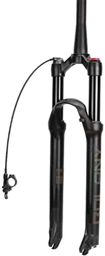 Forcelle per mountain bike : Lloow Bicycle Fork Air Fork Bicycle Suspension Fork MTB Sospensione 27.5"29" Mountain Bike Sospensione Air Air Fork Superlight Feather Strada: Tubo Conico da 100 mm, B, 29 inch