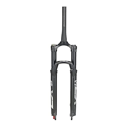 Forcelle per mountain bike : LvTu Mountain Bike Forcelle Anteriori 26 27.5 29 Pollici, 120mm di Viaggio, 1-1 / 8" Leggero Freno a Disco Forcella Ammortizzata per Bicicletta Aria, per Pneumatici da 1, 5-2, 45" (Color : Tapered Manual