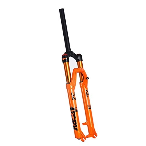 Forcelle per mountain bike : LXH-SH Forchetta della Bici 2019 New Bicycle Air Fork 26 / 27.5 / 29ER MTB Mountain Bike Suspension Air Resilience Bike Fork 120mm Traver Axle 9 * 100mm (Color : 27.5 inch)