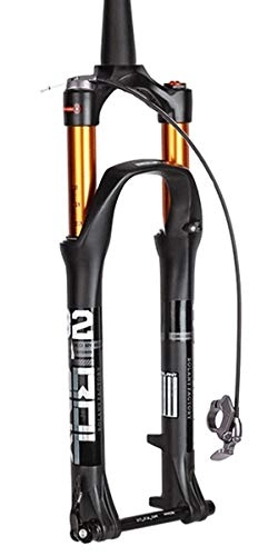 Forcelle per mountain bike : Mdjywl MTB Bike Fork 26 27.5 29 Pollice da 29 Pollici Mountainbike Forcella a Sospensione Ultra Light Bike Front Fork Steterer Cono 1-1 / 2"Thru Axle 15mm Disc Breke Bicycle Travel 100mm .per Bici