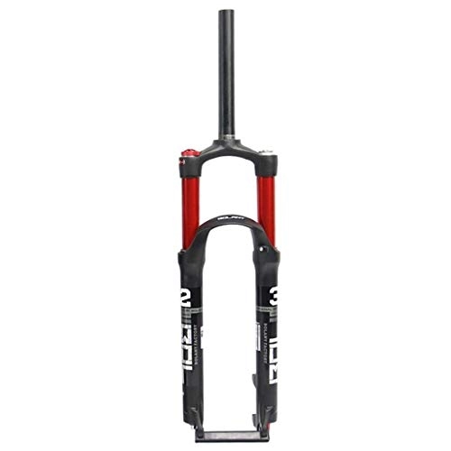 Forcelle per mountain bike : MDZZ Forcelle for sospensioni in discesa, 26" / 27.5 Lega di alluminio ammortizzatore freno ammortizzazione Tubo 1-1 / 8" Forcella ammortizzato 100mm corsa (Color : 26inch-A)