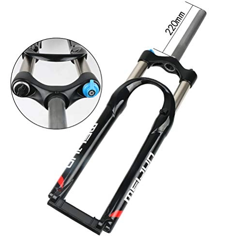 Forcelle per mountain bike : MOMAMO Forcella Ammortizzata 26 27.5 29 inch Leggero Aluminum Alloy Controllo delle Spalle MTB Forcella Forcella di Sospensione Mountain Bike Bicicletta Viaggio:80mm