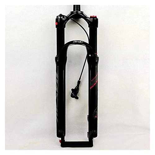 Forcelle per mountain bike : Mountain Bicycle Fork 26in 27.5in 29 pollice MTB Bikes Bikes Sospensione Forcella Air Suming Forcella anteriore Remoto e controllo manuale HL RL RL (Color : 27.5RL gloss black)