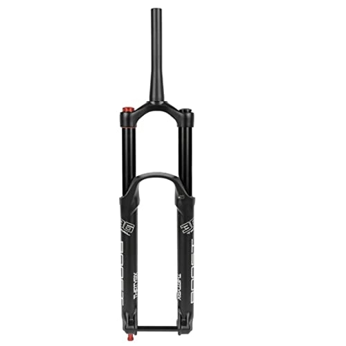 Forcelle per mountain bike : Mountain Bike Forcella Ammortizzata 27.5 29 Pollici MTB Forcella Pneumatica Corsa 180 M Rebound Regolare Tubo Conico Forcella Perno Passante Blocco Manuale DH / AM THR ( Color : Black , Size : 29'' )