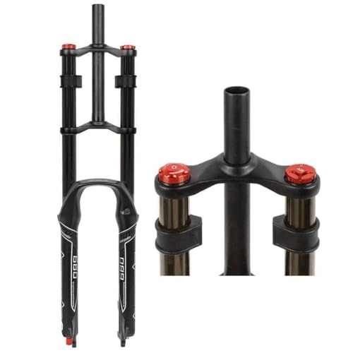 Forcelle per mountain bike : Mountain Bike Forcella Ammortizzata MTB 26 / 27.5 / 29 Pollici 130mm Corsa Bicicletta Anteriore Forcelle Pneumatiche Regolazione Del Ritorno Per Ciclismo In XC AM QR 9mm 1-1 / 8 ( Color : Black , Size : 27.