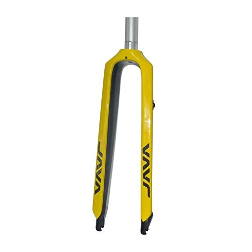 Forcelle per mountain bike : Mountain Bike MTB Fork / bivio, Suspension Forcella Anteriore, Ultra-Leggera in Lega di Alluminio Parti della Bicicletta, 26 / 27.5 Pollici Tubo Diritto Rigida Forcella Anteriore