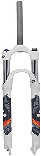 Forcelle per mountain bike : MTB Bike Spring Fork Straight Mechanical Suspension 1 1 / 8"Travel 100mm Disco Freno a Disco Blocco Manuale 9mm (Size : 27.5inch)