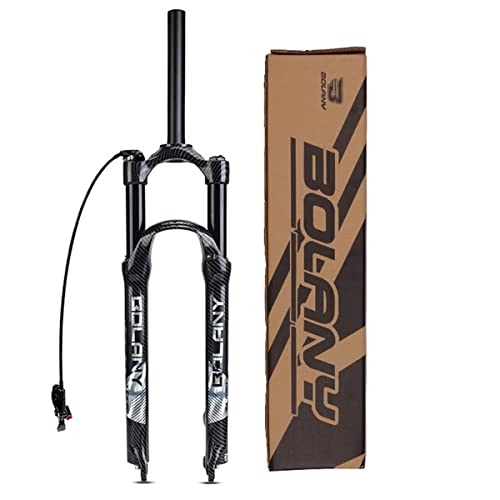 Forcelle per mountain bike : MZPYJPJ Forcelle Mountain Bike 26 27.5 29" Freno Disco MTB Forcella Ammortizzata Bicicletta Forcella Pneumatica 1-1 / 8" Corsa 100mm QR 9mm HL RL 1600g (Color : Black RL, Size : 26'')