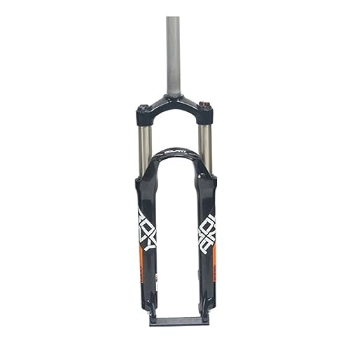 Forcelle per mountain bike : NESLIN Forcella per Mountain Bike, con Sistema di Smorzamento Regolabile, Adatta per Mountain Bike / XC / ATV, 26-Black Orange