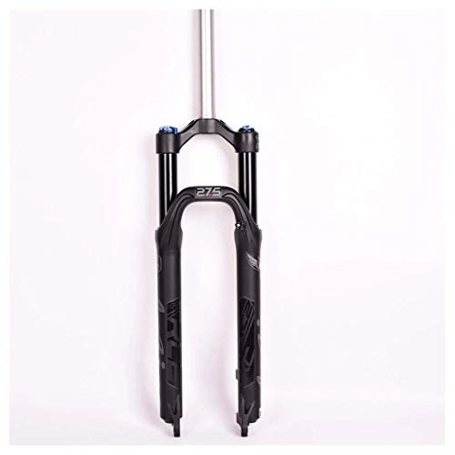 Forcelle per mountain bike : NEZIAN Front Suspension Forks 26 Pollici A Spalla Controllo Mountain Bike Ammortizzatore Nero Tubo Arcobaleno Inversione del Cursore (Color : Schwarz, Size : 26")