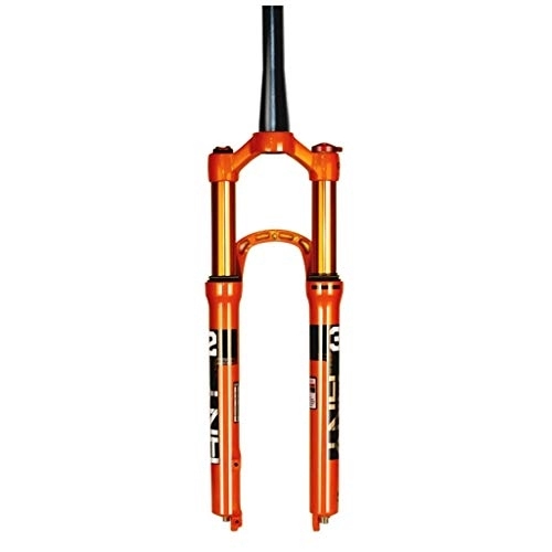 Forcelle per mountain bike : NEZIAN Mountain Bike Suspension Fork, Ponte Esterna in Lega di magnesio Ammortizzatore Anteriore 1-1 / 8" 100 mm di Escursione della Forcella Anteriore (Color : B, Size : 29inch)