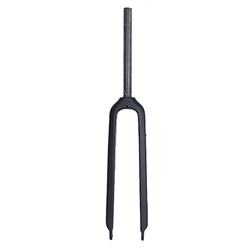 Forcelle per mountain bike : NMVB 26"inch Mountain Bike Full Carbon Bicycle Bicycle Fork 1-1 / 8" Disc Disco Freno a 3 k Matte Dritto Tubo Dritto Rigido MTB Fork (Size : 29inch)