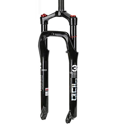 Forcelle per mountain bike : ODDINER Forcelle di Sospensione Snow ATV Forcella Anteriore Fat Tire Biciclette in Lega di magnesio Ammortizzatore a Gas Forcella 135 Millimetri Biciclette Accessori Nero Biciclette Aria Fat Fork