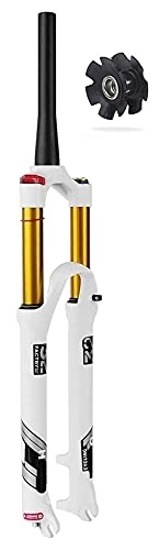 Forcelle per mountain bike : QDY -26 / 27.5 / 29 Pollici MTB Sospensione Forcella Viaggio 140Mm, Tubo Dritto / Conico QR 9Mm Manuale / Blocco Remoto Forcelle Anteriori Mountain Bike, Tapered Manual, 27.5