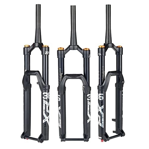 Forcelle per mountain bike : QHIYRZE Forcelle per Mountain Bike 26 27, 5 29 Aria Escursione Forcella 160mm Rebound Adjust 15x110mm Thru Axle Boost MTB Fork 1-1 / 2 Tapered Tube Manual Lockout Forcella Bicicletta (Size : 26'')