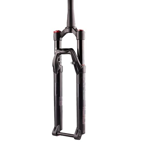 Forcelle per mountain bike : QHYRZE Mountain Bike Forcella Ammortizzata 26 / 27.5 / 29'' MTB Aria Ammortizzatore 1-1 / 2 Forcellas Freno A Disco 15mm Perno Passante 100mm Viaggio con Smorzamento HL 1750G