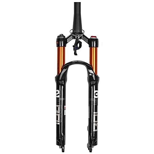 Forcelle per mountain bike : Sospensione Mountain Bike Bicicletta MTB Lega di alluminio Forcella a gas Telecomando Blocca disco Sospensione freno Forcella anteriore Accessori forcella a gas Parti di biciclette Telecomando conic