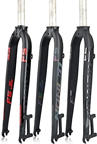 Forcelle per mountain bike : stdpcxz Mountain Bike Forcelle Anteriori Tubo Dritto Forcella Dura in Lega di Alluminio Forcella Anteriore della Bicicletta 26 / 27.5 / 29 Universale Multicolor