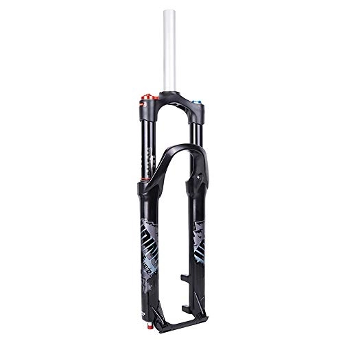 Forcelle per mountain bike : Suspension Fork Biciclette forcella anteriore in lega di magnesio controllo di legare Fork Mountain Bike 26 / 27.5 pollici cono tubo dell'asse posteriore della pressione dell'aria Ammortizzatore Force