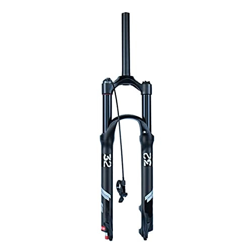 Forcelle per mountain bike : UPPVTE Air MTB Bike Fork, 26 / 27.5 / 29 inch Stroke 140mm Rebound Adjustment QR 9mm Disc Brake Straight Tube Remote Lockout, Bicycle Accessories (Color : Straight Tube RL, Size : 27.5inch)
