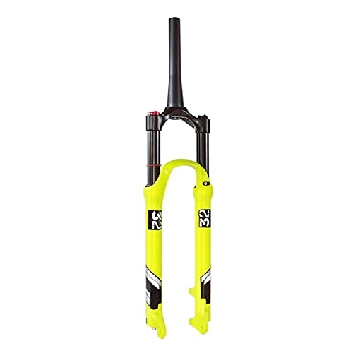 Forcelle per mountain bike : UPPVTE Mountain Bike Suspension Fork, Air Fork 26 / 27.5 / 29 PolliceBlocco Manuale 120mm Viaggio Freni A Disco ASSE QR 9mm per Accessori Biciclette (Color : Cone Tube HL, Size : 26inch)
