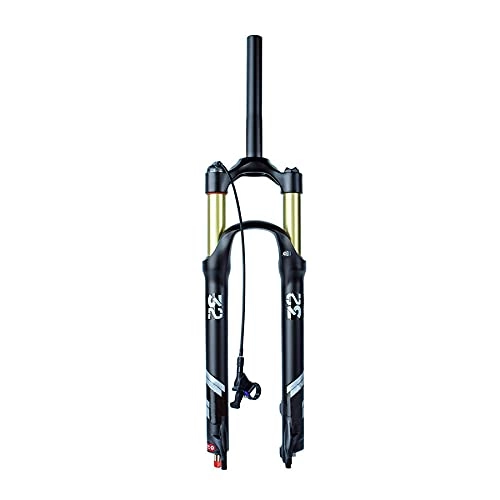 Forcelle per mountain bike : UPPVTE MTB Uspension Fork, Viaggio 140mm 26 / 27, 5 / 29 Pollici con Regolazione di Rimbalzo, Tubo Dritto (Lockout Remoto) QR 9mm Accessori Biciclette (Color : Straight Tube RL, Size : 29inch)