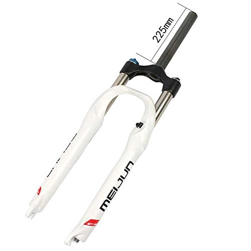 Forcelle per mountain bike : WANGP Mountain Bike Fork Absorber Ammortizzatore 26"Controllo Idraulico Ponte Anteriore in Lega di Alluminio 1-1 / 8" Corsa 100mm per Bici da Strada Ciclismo, White