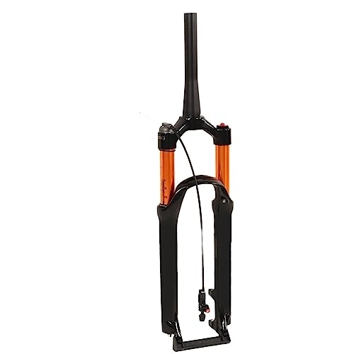 Forcelle per mountain bike : WBTY Forcella anteriore per mountain bike, ad alta resistenza, 66 cm, in lega di alluminio, attenuazione degli impatti, per mountain bike