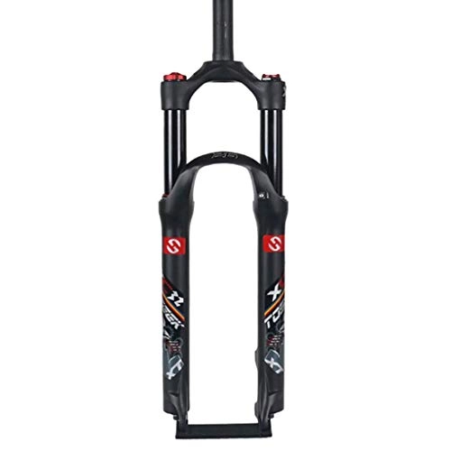 Forcelle per mountain bike : WEHQ Forcella Ammortizzata per Bici, Forcella Ammortizzata per Bicicletta 26 / 27, 5 / 29 Pollici Mountain Bike Forcella pneumatica Sospensione per Spalla Controllo in Lega di Alluminio Corsa: 120 mm