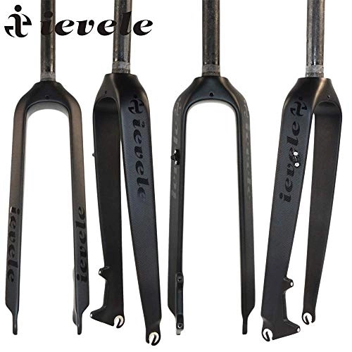 Forcelle per mountain bike : WEHQ Forcella Ammortizzata per Bici, Forcella Forcella per Mountain Bike in Fibra di Carbonio Completa 26 27, 5 29er MTB Forcella in Carbonio Accessori per Bici Disco 160mm 504g