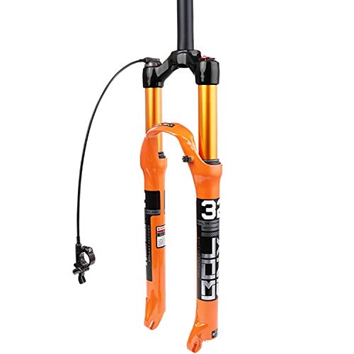 Forcelle per mountain bike : WLDOCA MTB della Bicicletta Forcella in Lega di Magnesio Sospensione Pneumatica 26 27.5 29 '' HL / RL 100mm Forcella della Bici Lockout per MTB City Bike, C, 29