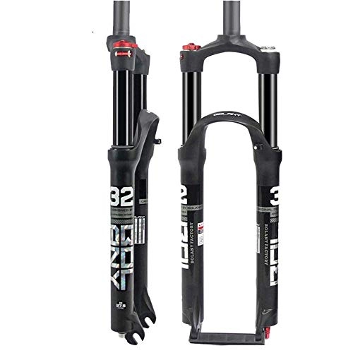 Forcelle per mountain bike : WYBD.Y Forcella Ammortizzata Bicicletta MTB Forcella Carbon Steerer Tube Sospensione MTB Forcella Mountain Bike per Bicicletta 26 / 27, 5 / 29 Pollici Colpo Ammortizzatore 100 mm, 29 Pollici