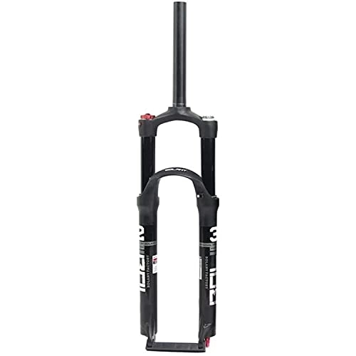 Forcelle per mountain bike : YIKUN Forcella Ammortizzata Ad Aria MTB 26 27, 5 29 Pollici Forcella Pneumatica per Mountain Bicicletta 100mm Viaggio 1-1 / 8" Freno A Disco QR 9mm, Nero, 29inch