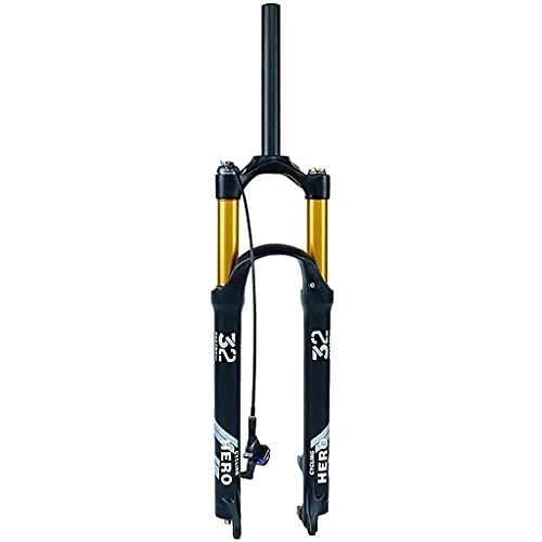 Forcelle per mountain bike : YLKCU Forcella Ammortizzata MTB, 26 27, 5 29 Pollici Sospensione ciclistica Mountain Bike Forcella Ammortizzata Ammortizzatore per Bicicletta, Corsa 120mm 9mmQR, Mano Dritta, B-27, 5 Pollici