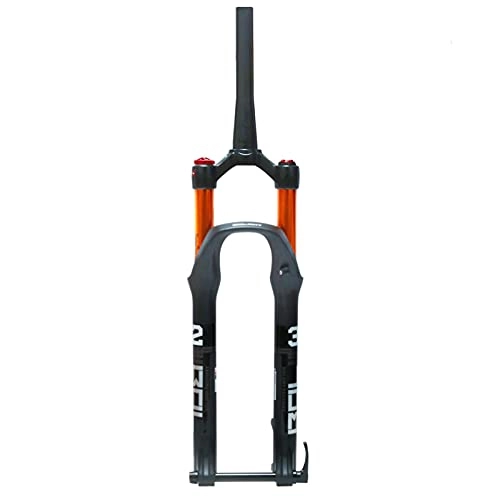 Forcelle per mountain bike : YMSHD Forcella Anteriore per Mountain Bike 27, 5 / 29"Forcella Ammortizzata per Bicicletta Lega di Alluminio Sospensione Pressione dell'Aria Ammortizzatore per Bicicletta Forcella Estensione c