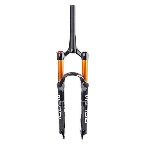 Forcelle per mountain bike : YQQQQ Forcella Ammortizzata per Mountain Bike 26 27, 5 29 Pollici, Forcella Anteriore in Lega da 120 Mm da Viaggio (Color : Tapered-Manual Lockout, Size : 27.5inch)