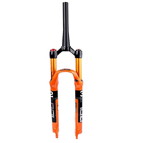 Forcelle per mountain bike : YSHUAI Lega di Magnesio Sospensione della Forcella della Bicicletta 26 / 27, 5 / 29 Pollici Forcella per Mountain Bike, Forcella Ammortizzata per Bicicletta MTB Escursione: 100 Mm, Tapered Manual, 26inch